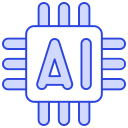 procesador de inteligencia artificial icon