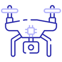 dron con inteligencia artificial icon