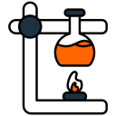 reacción química icon