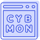 anuncios del cyber monday icon