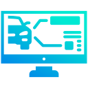diagnóstico del automóvil icon