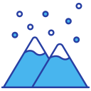 montañas nevadas icon