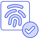 seguridad biométrica icon