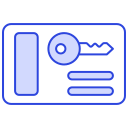 tarjeta llave icon