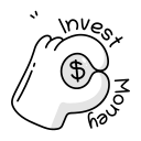 invertir dinero icon