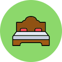 Double bed icon