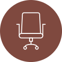 Office chair icon