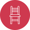 Dining chair icon
