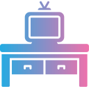 mesa de televisión icon