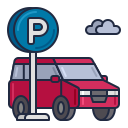 aparcamiento de coches 
