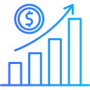 gráfico de ganancias icon