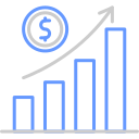 gráfico de ganancias icon