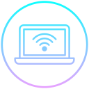 wifi para computadora portátil icon