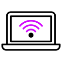 wifi para computadora portátil icon