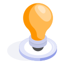 idea de bombilla icon