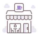 Coffee shop icon