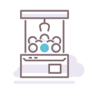 Claw machine icon