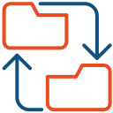 transferencia de datos icon