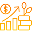 crecimiento empresarial icon