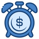 el tiempo es dinero icon