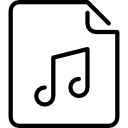 archivo de audio icon