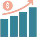 crecimiento del dinero icon