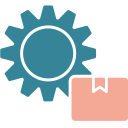 gestión de la cadena de suministro icon