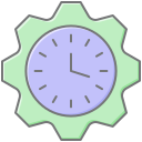 reloj digital icon