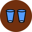 vaso de agua icon