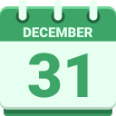 31 de diciembre icon