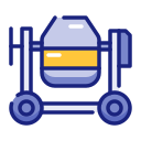 Cement mixer icon