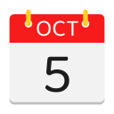 calendario de octubre 