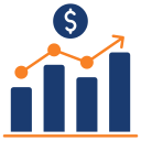 crecimiento del mercado icon