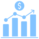 crecimiento del mercado icon