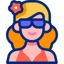 mujer animated icon