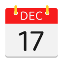 calendario de diciembre icon