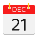 calendario de diciembre icon