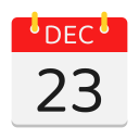 calendario de diciembre icon