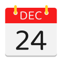 calendario de diciembre icon