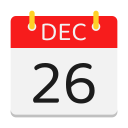 calendario de diciembre icon