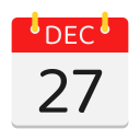 calendario de diciembre icon