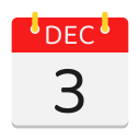 calendario de diciembre icon