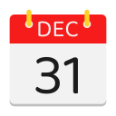 calendario de diciembre icon