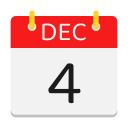 calendario de diciembre icon