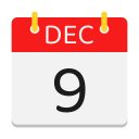 calendario de diciembre icon