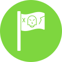 bandera pirata icon