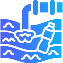 contaminación del agua icon