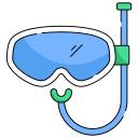 máscara de snorkel icon