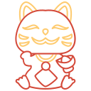 gato afortunado icon