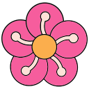 flor del ciruelo icon